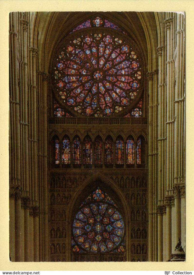 51. REIMS – Cathédrale / Les Deux Roses Du Grand Portail (voir Scan Recto/verso) - Reims