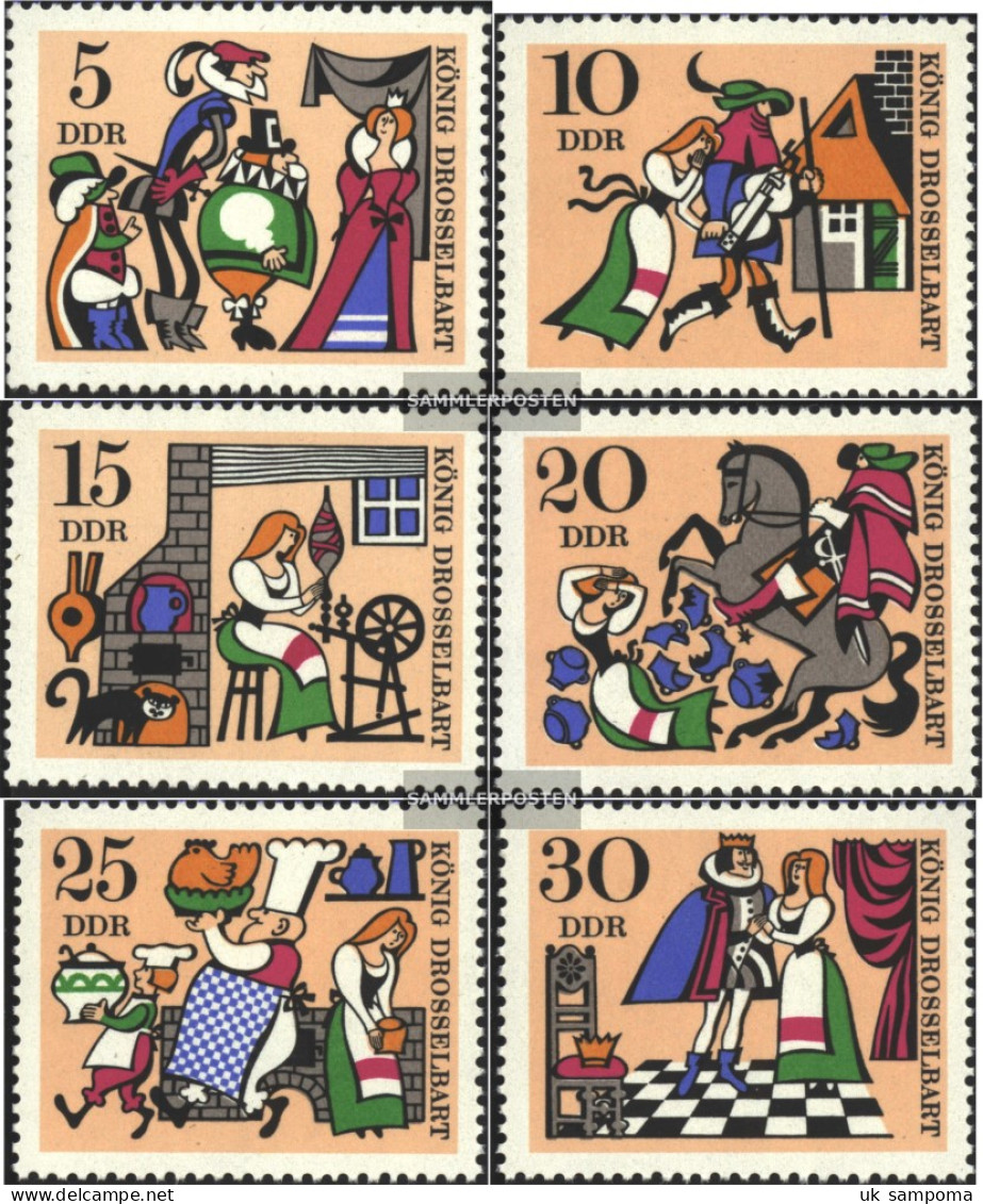 DDR 1323-1328 (complete.issue) Unmounted Mint / Never Hinged 1967 Fairytale - Neufs