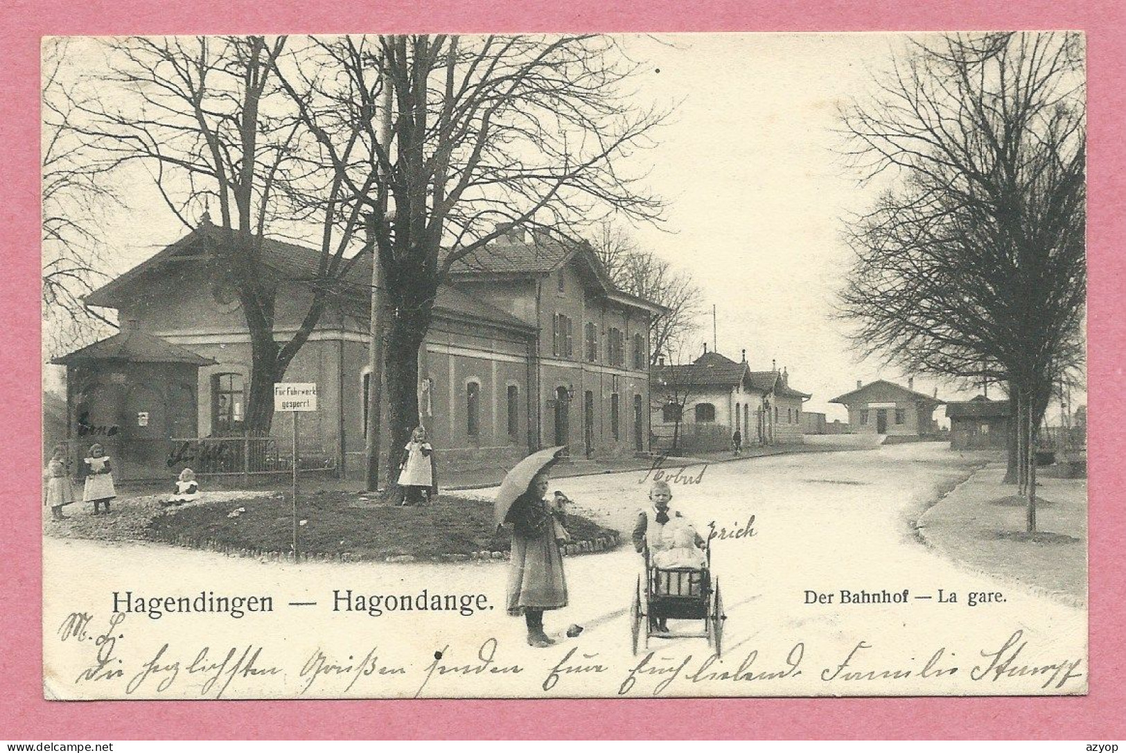 57 - HAGENDINGEN - HAGONDANGE - Bahnhof - Gare - Nels Metz , Série 105 N° 158 - Hagondange