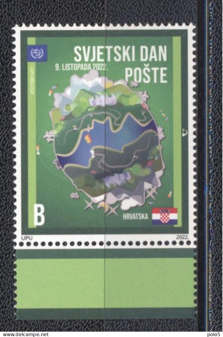 Croitia 2022-World Post Day Set (1v) - Croacia