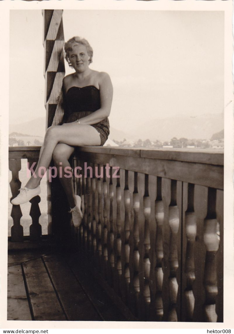 Altes Foto Vintage.Hübsche Blondine.ca 1962 (  B10  ) - Persone Anonimi