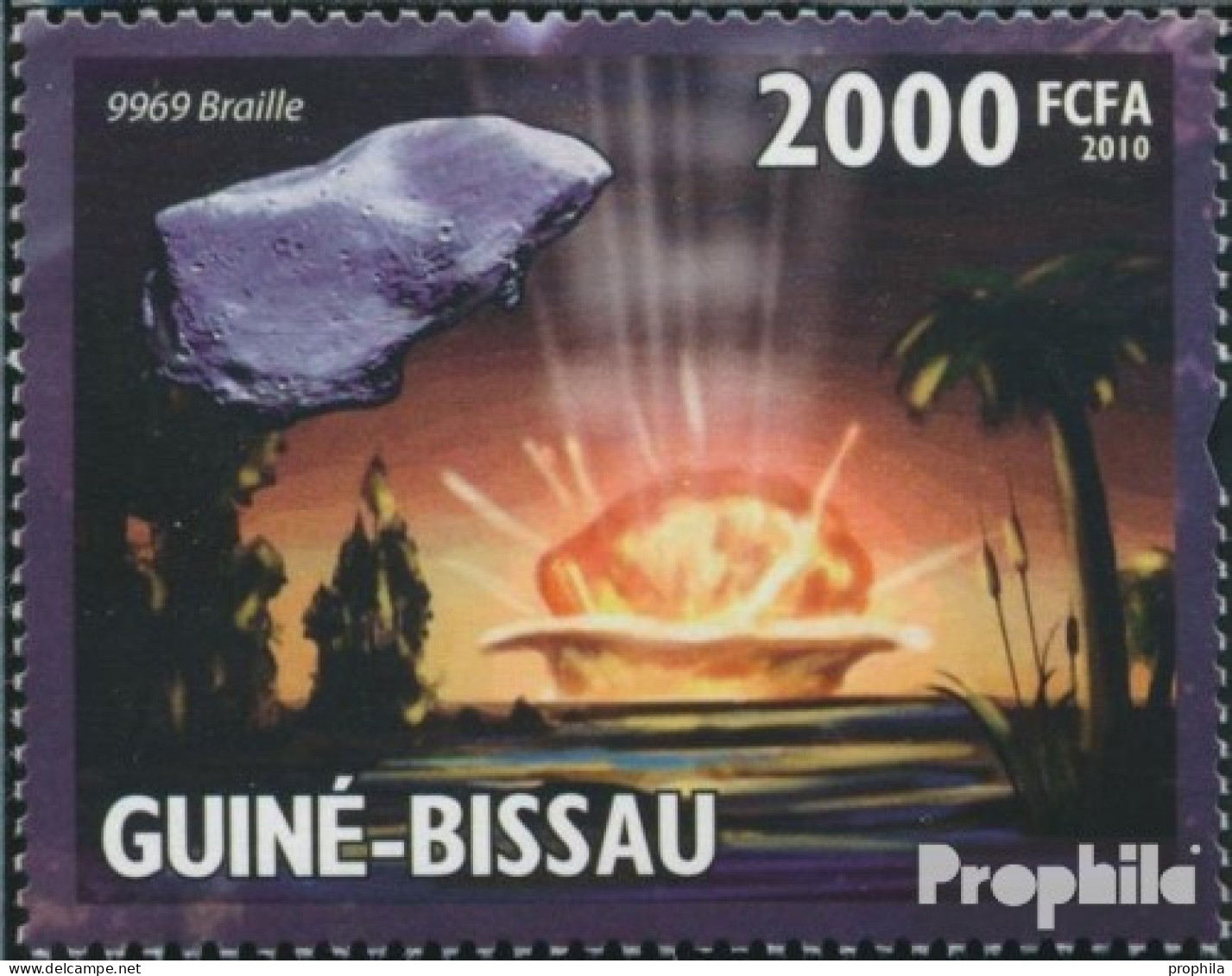 Guinea-Bissau 4562 (kompl. Ausgabe) Postfrisch 2010 Asteroiden - Guinea-Bissau