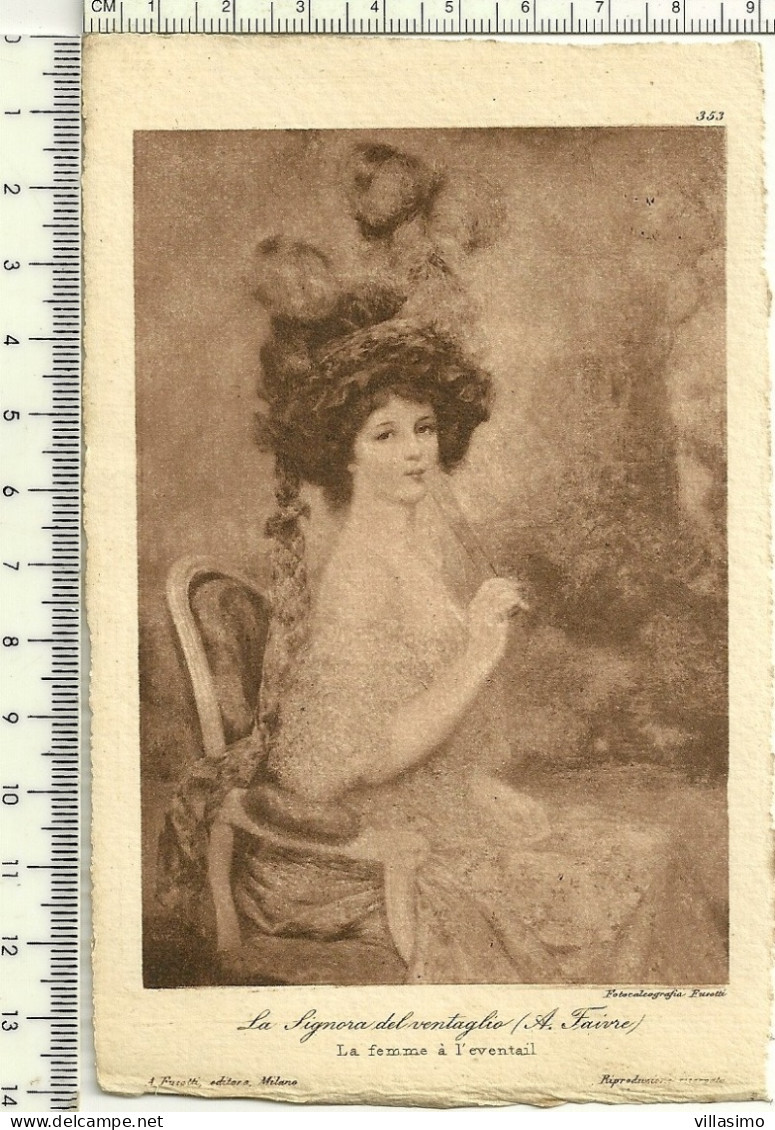 Fotocalcografia Fusetti - La Signora Del Ventaglio (A. Faivre) - Photographs