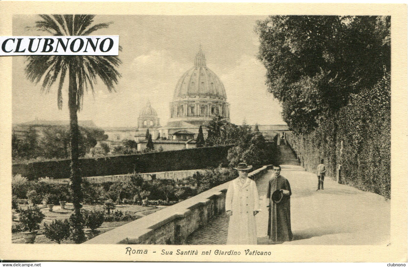 CPA - ROMA - SUA SANTITA DEL GIARDINO VATICANO - San Pietro