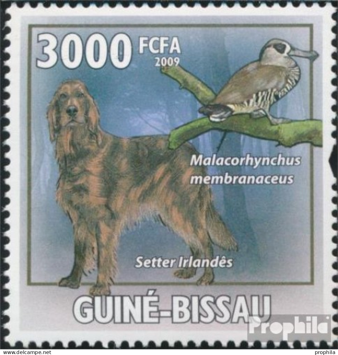 Guinea-Bissau 4491 (kompl. Ausgabe) Postfrisch 2009 Jagdhunde Und Vögel - Guinea-Bissau