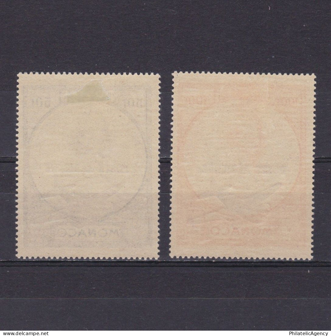 MONACO 1946, Sc# C8-C9, Prince Louis II, Air Mail, MH - Ungebraucht