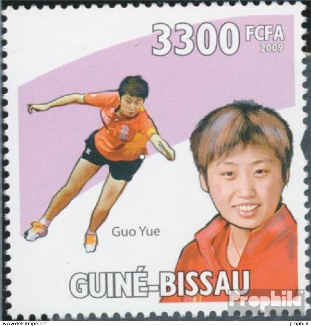 Guinea-Bissau 4479 (kompl. Ausgabe) Postfrisch 2009 Tischtennismeister - Guinea-Bissau