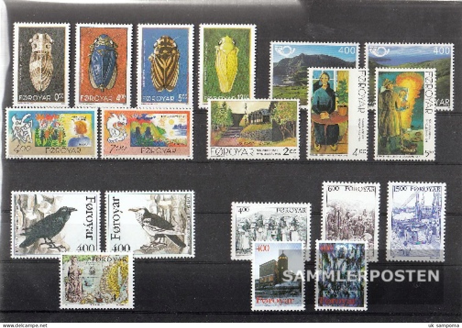 Denmark - Faroe Islands Unmounted Mint / Never Hinged 1995 Complete Volume In Clean Conservation - Full Years