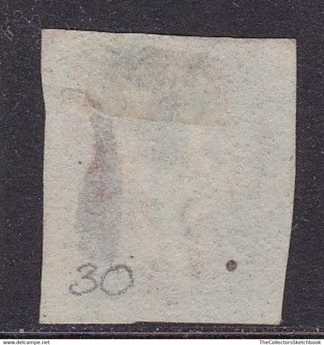 GB Line Engraved  Victoria Imperf Penny Red (JE). Heavy Mounted Good Used - Used Stamps
