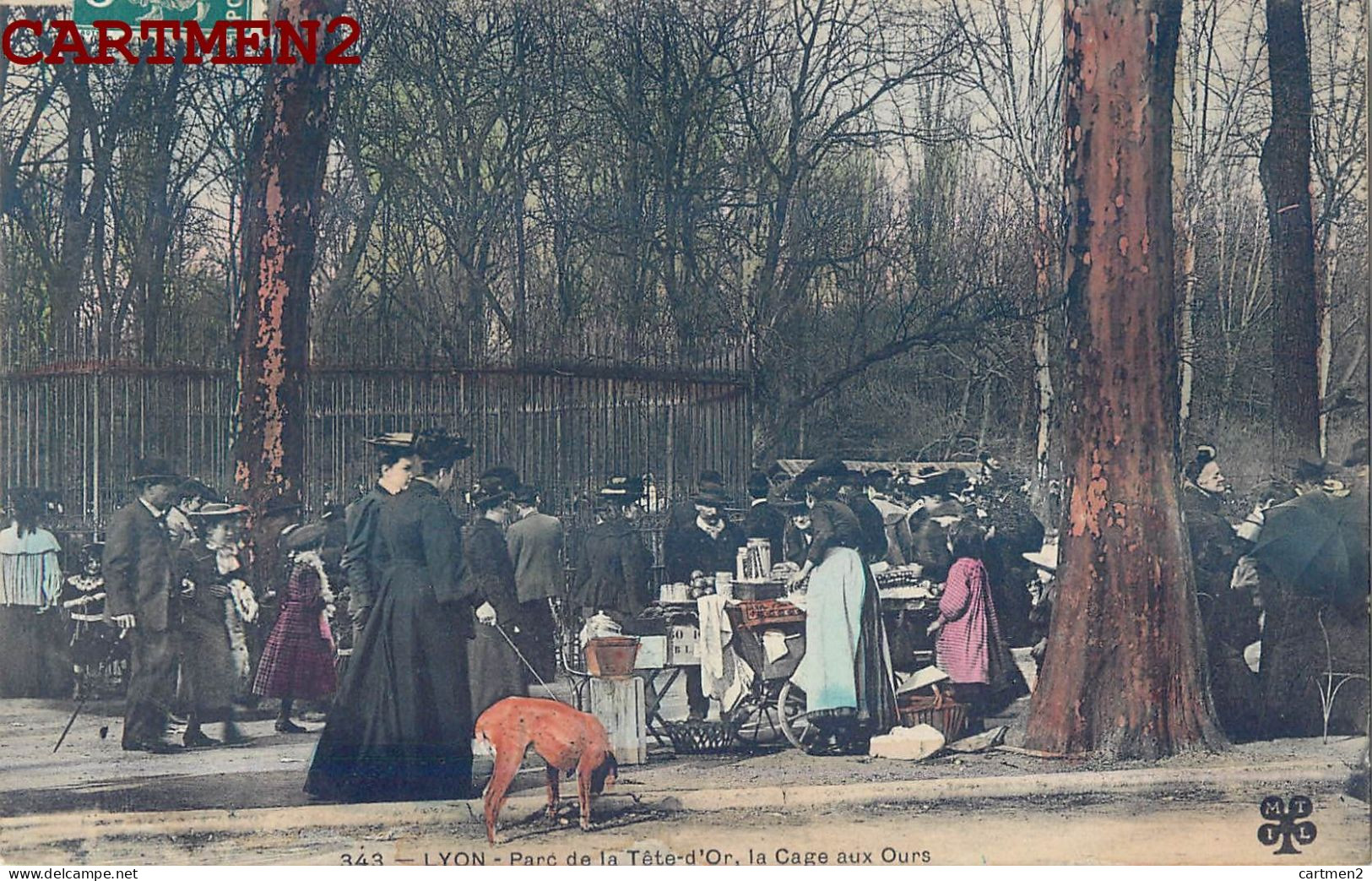 LYON PARC DE LA TETE D'OR LA CAGE AUX OURS ZOO ANIME - Otros & Sin Clasificación