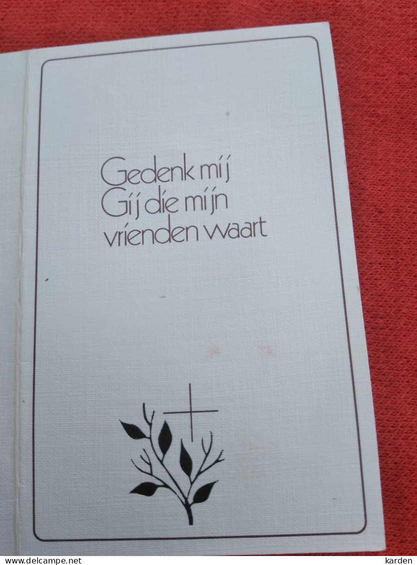 Doodsprentje André Maurits Jozef Marie Engelbeen / Hamme 15/4/1911 - 13/9/1983 ( Maria Lucienne Leon Ruys ) - Religione & Esoterismo