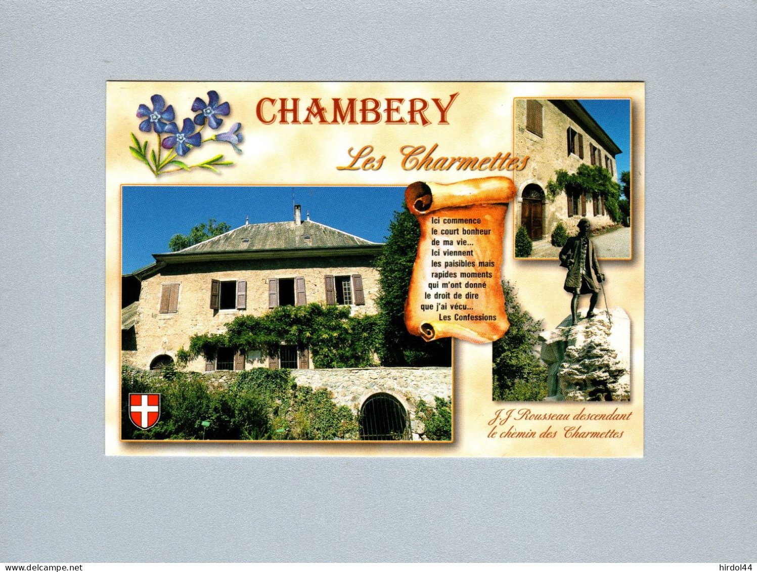 Chambery (73) : "les Charmettes" Maison De Campagne, Demeure De J.J. Rousseau Et De Mme De Warrens - Chambery