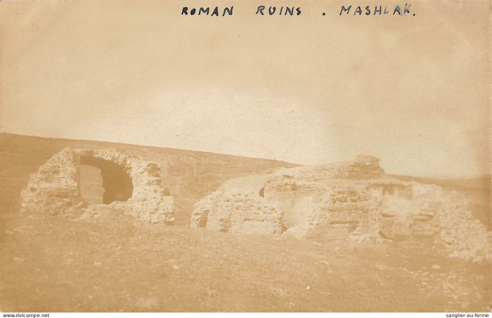 CPA / TURQUIE / CONSTANTINOPLE / CARTE PHOTO / ROMAN RUINS / MASHLAK - Turchia