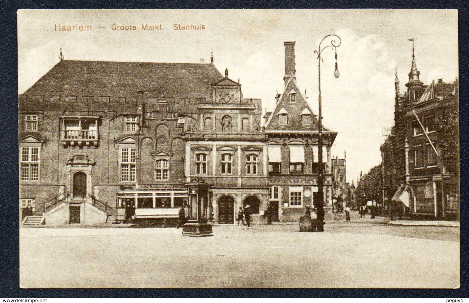 Haarlem. Groote Markt. Stadhuis. Grande Place Du Marché, Hôtel De Ville (1370). 1913 - Haarlem