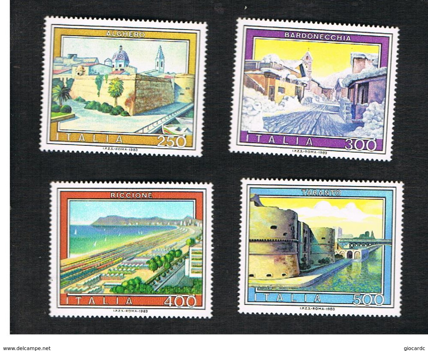 ITALIA - UN.1654.1657   - 1983  TURISTICA (SERIE COMPLETA  DI 4)   - NUOVI **(MINT) - 1981-90:  Nuovi