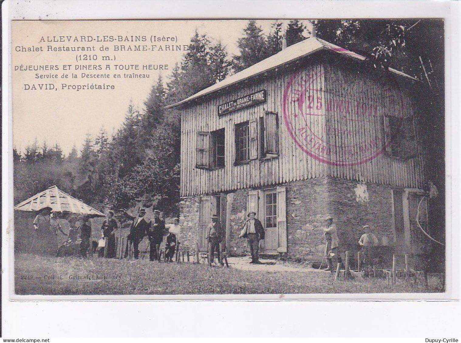 ALLEVARD-les-BAINS: Chalet Restaurant De Brame-farine - Très Bon état - Allevard