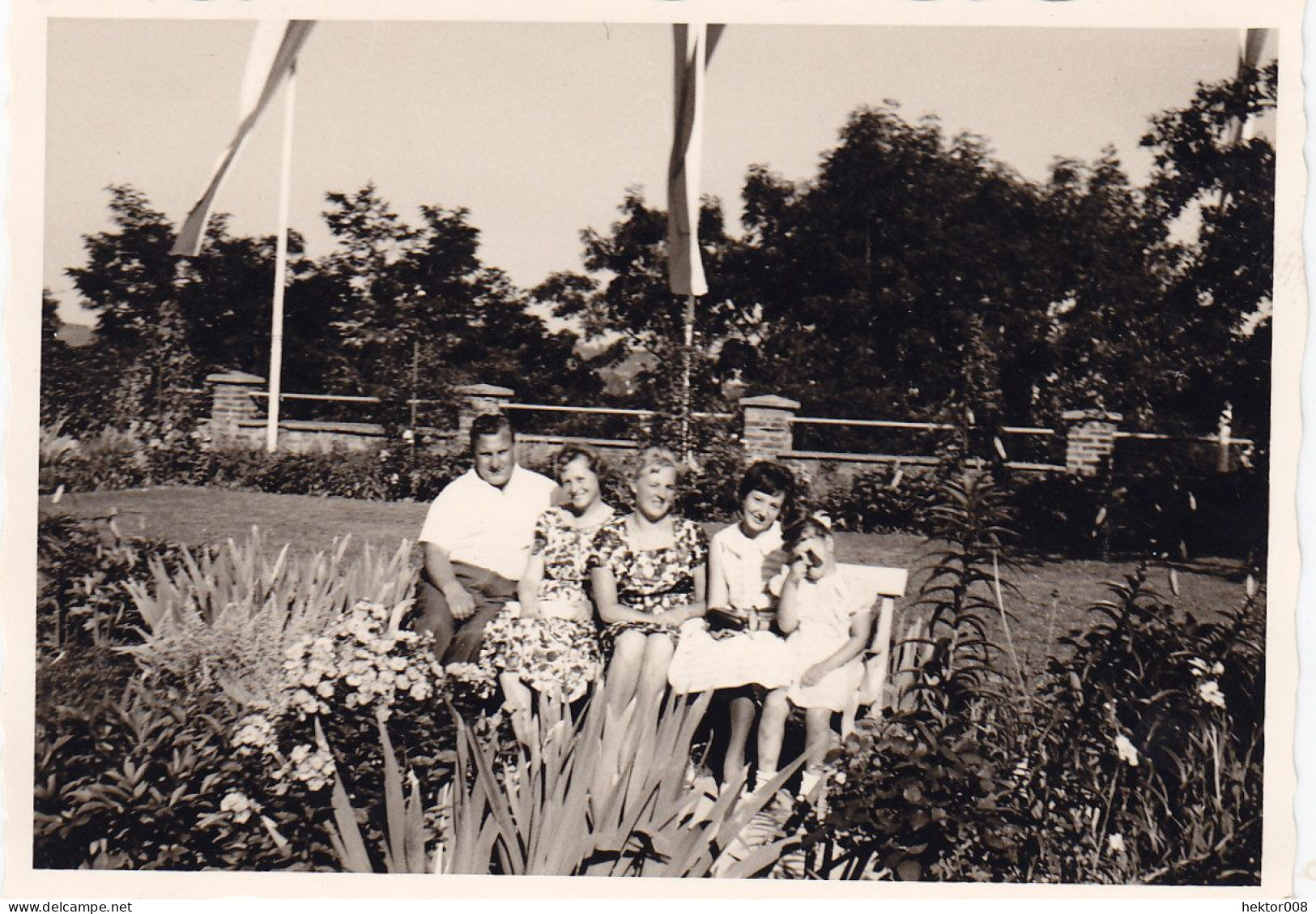 Altes Foto Vintage. Familie Urlaub..ca 1962 (  B10  ) - Anonyme Personen