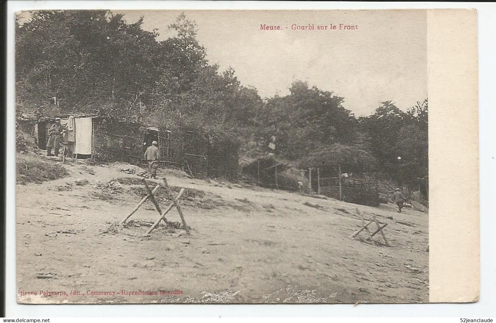 Meuse Gourbi Sur Le Front     1914    N° 5 - Commercy