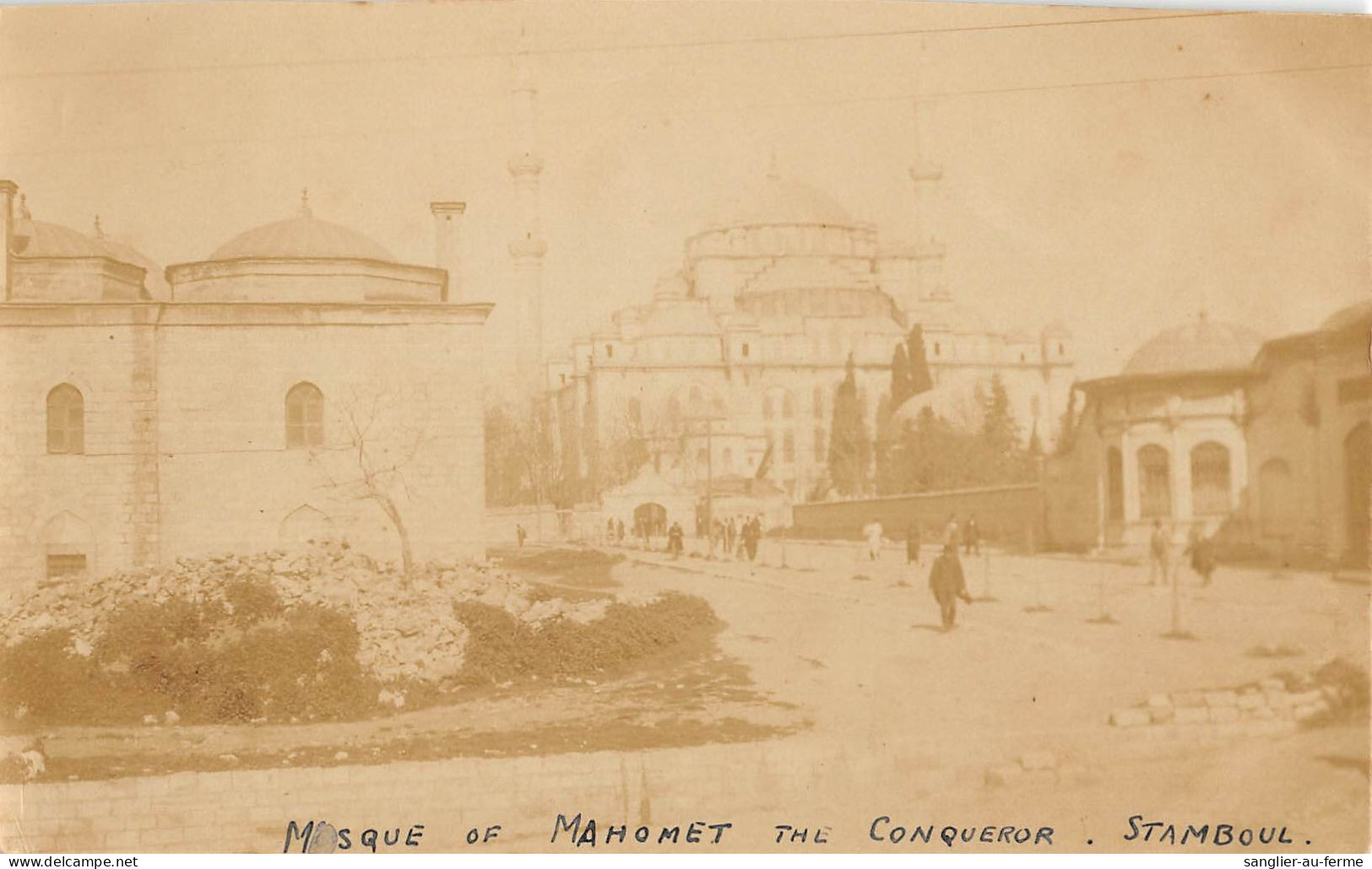 CPA / TURQUIE / CARTE PHOTO / MOSQUE OF MAHOMET THE CONQUEROR / STAMBOUL - Turchia
