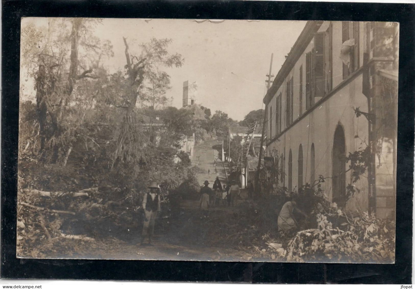 ALGERIE - DJIDJELLI Carte Photo Du Cyclone Du 17 Août 1928 - Autres & Non Classés