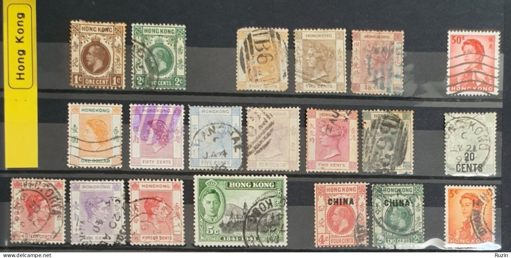 Hong Kong Stamps Collection - Colecciones (sin álbumes)