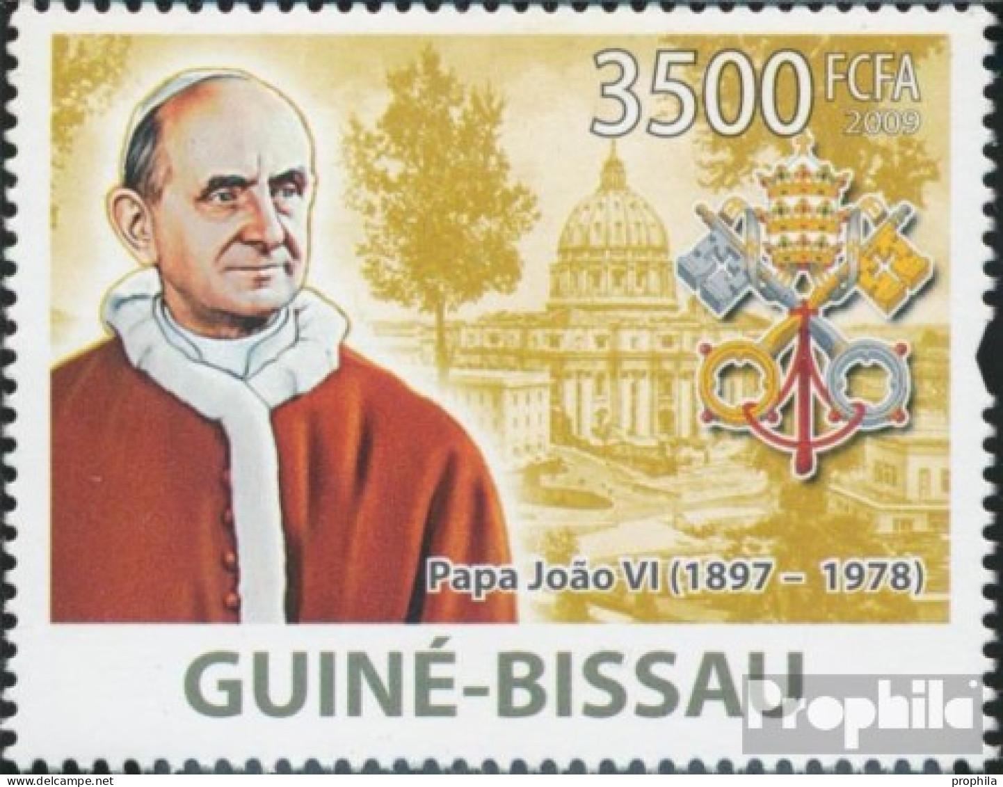 Guinea-Bissau 4177 (kompl. Ausgabe) Postfrisch 2009 Vatikanstaat - Guinea-Bissau