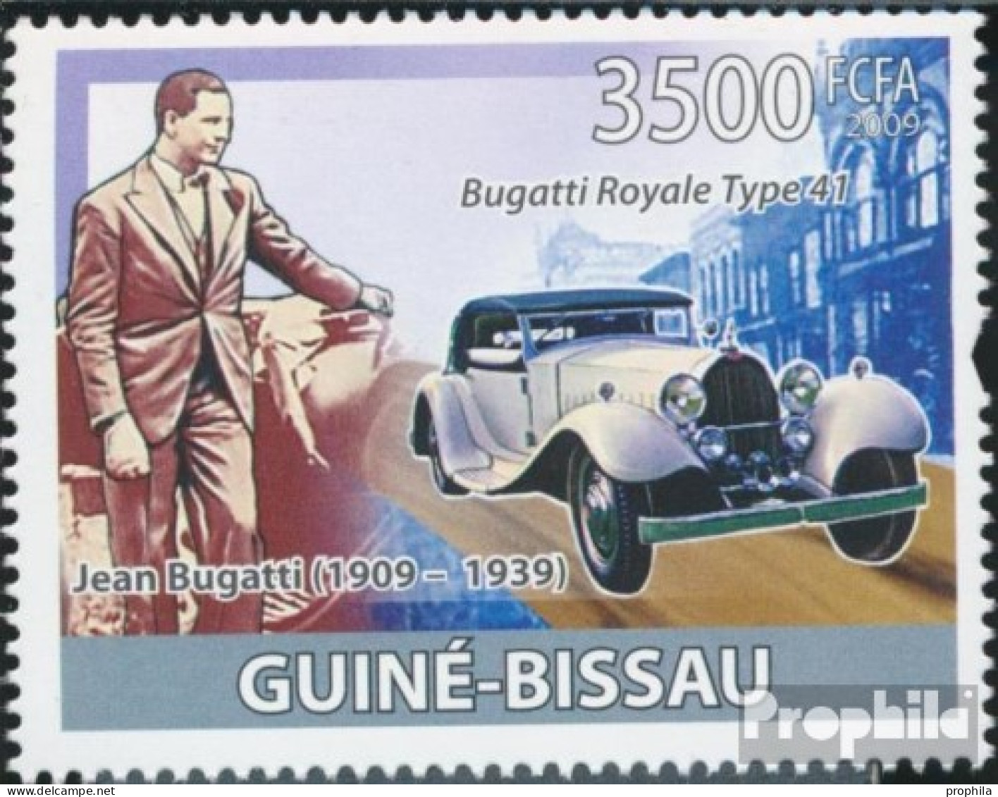 Guinea-Bissau 4172 (kompl. Ausgabe) Postfrisch 2009 Jean Bugatti - Guinea-Bissau