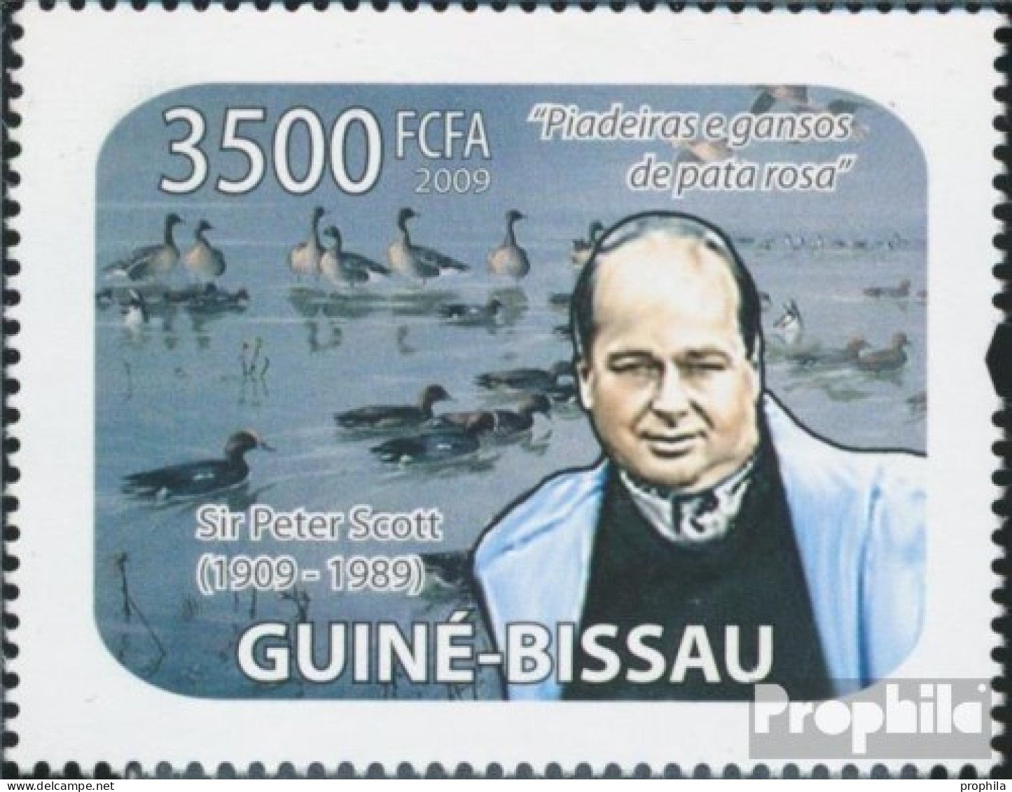 Guinea-Bissau 4157 (kompl. Ausgabe) Postfrisch 2009 Peter Scott - Guinea-Bissau