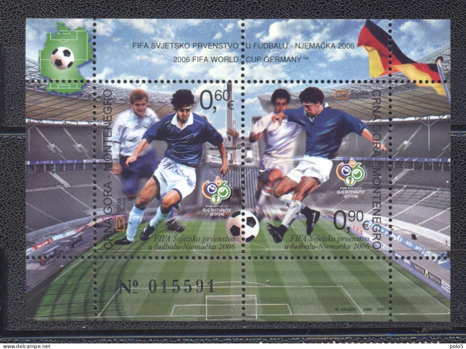 Montenegro 2006- FiFA World Cup -Germany 2006 M/Sheet - 2006 – Deutschland