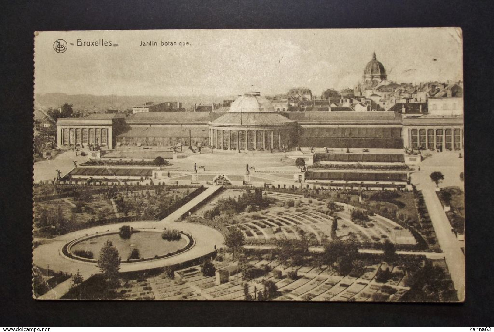 België - Belgique - Brussel - CPA - Jardin Botanique  -  Obl. 1914 - Bossen, Parken, Tuinen