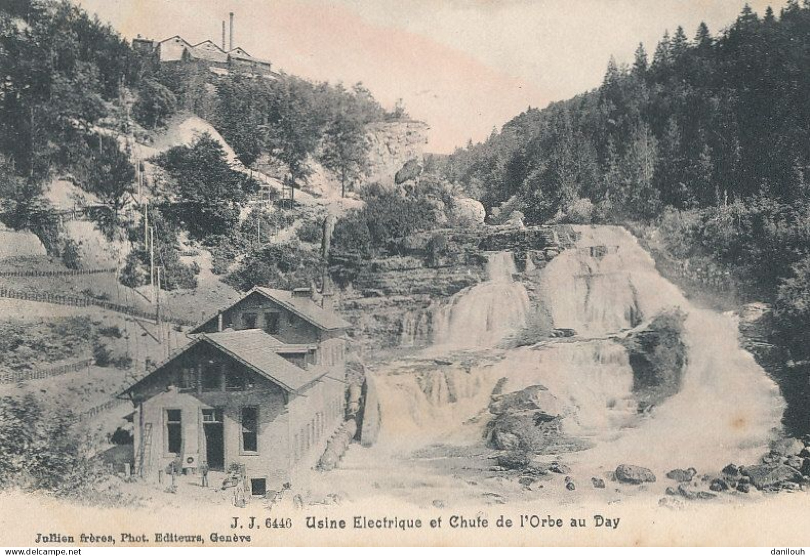 SUISSE   Usine électrique Et Chute De L'Orbe Au Day  JJ 6446 - Altri & Non Classificati