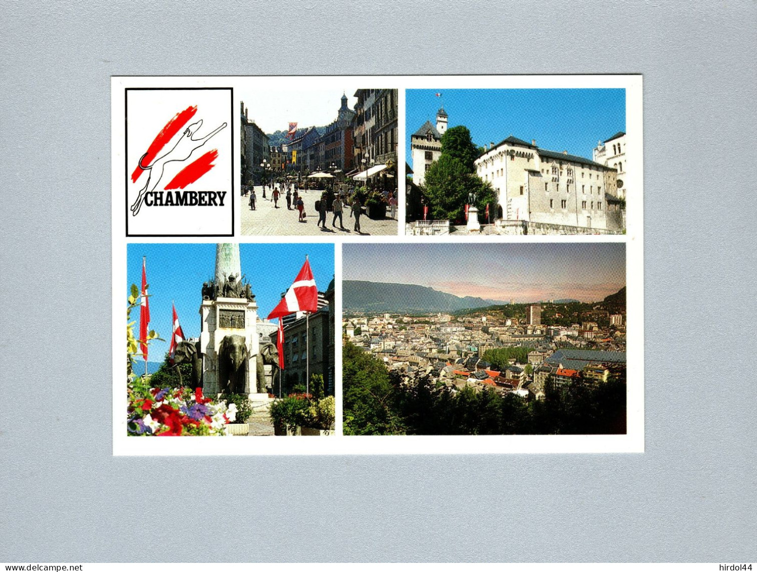 Chambery (73) : La Place Saint Léger, Le Chateau, Les élephants, Vue Générale - Chambery