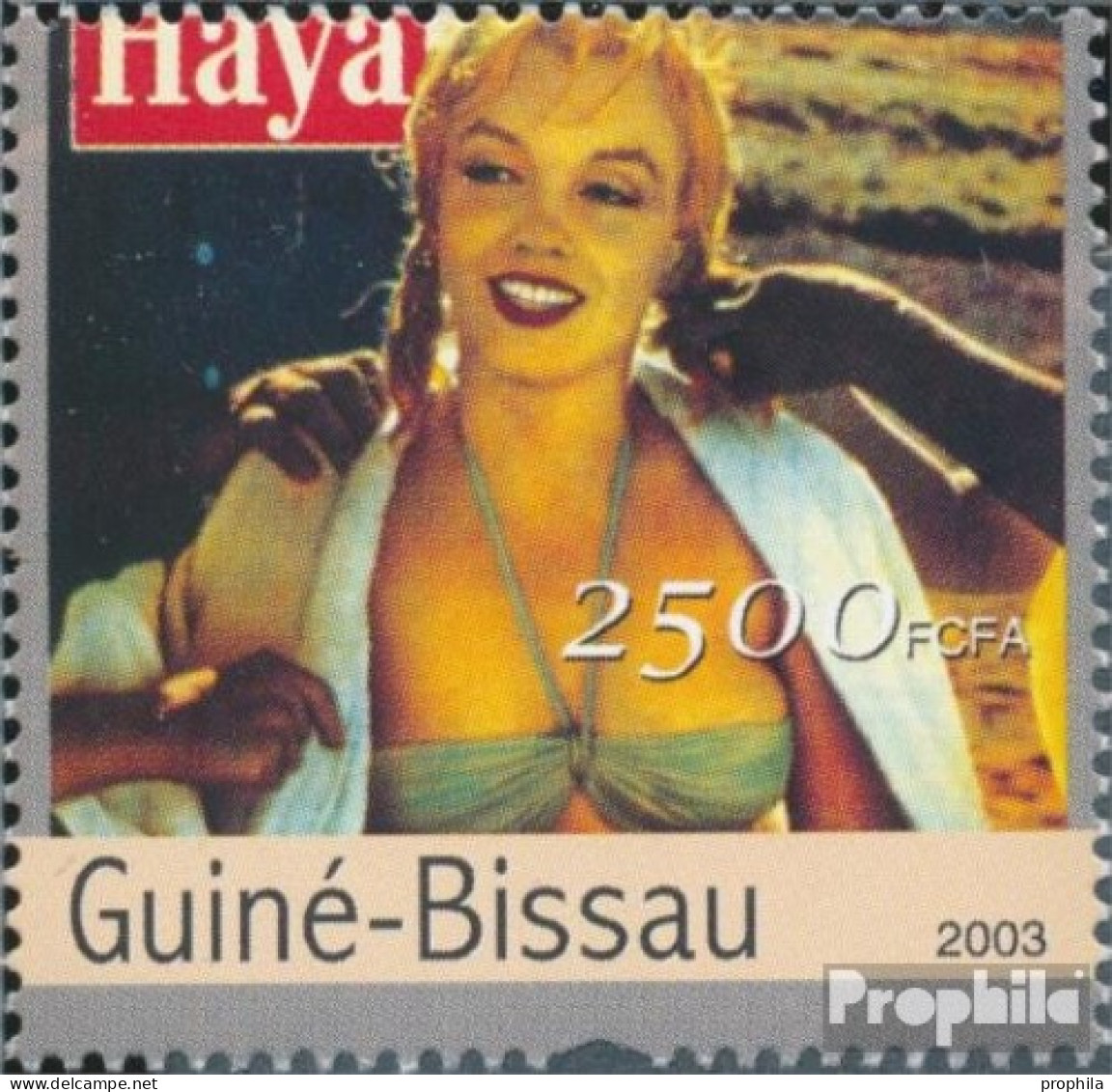 Guinea-Bissau 2259 (kompl. Ausgabe) Postfrisch 2003 Marilyn Monroe - Guinea-Bissau