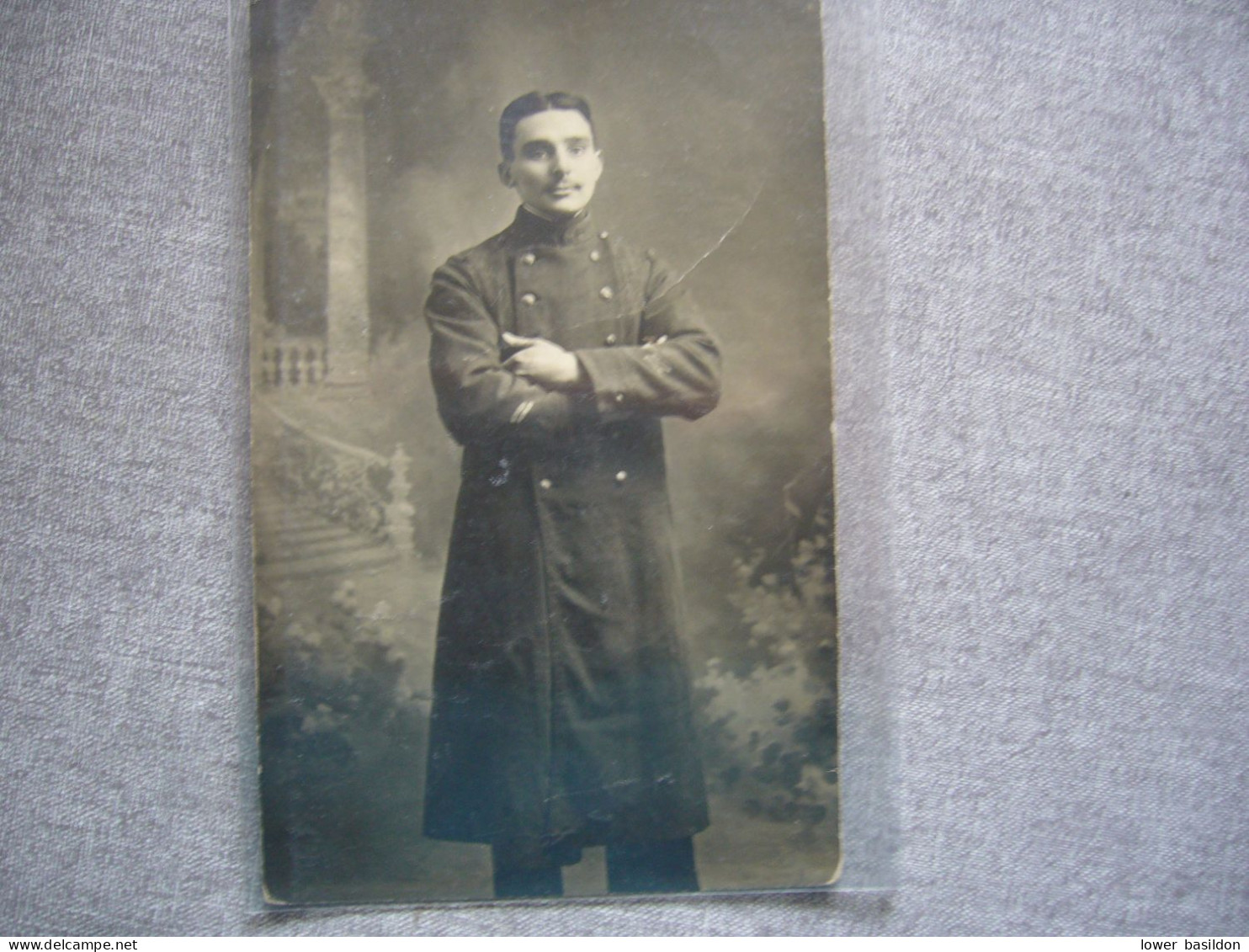Carte-photo     25  Besançon,  Louis Réaux, 1916 - Uniformi