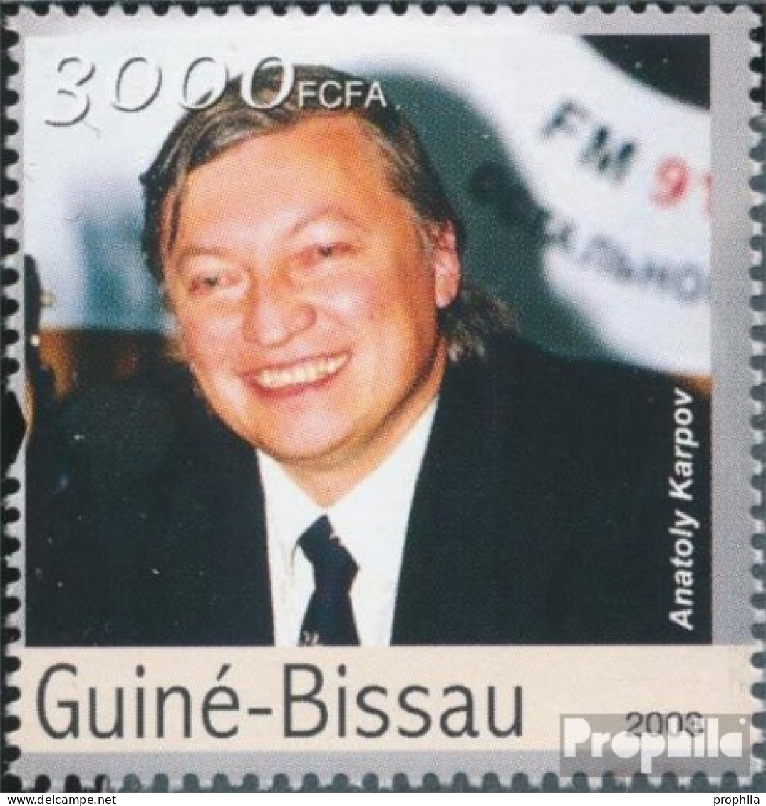 Guinea-Bissau 2238 (kompl. Ausgabe) Postfrisch 2003 Schachspieler - Guinée-Bissau