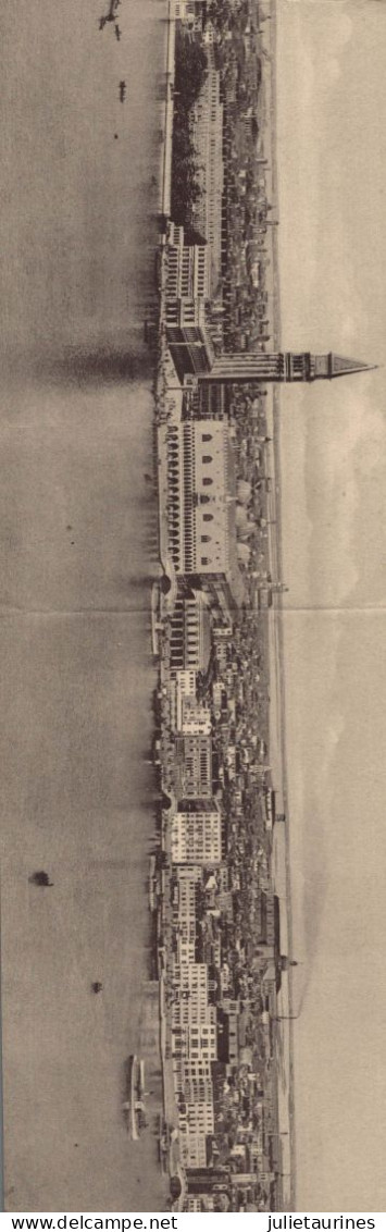 VENICE VENEZIA CARTE PANORAMIQUE 2 VOLET CPA BON ETAT - Venezia