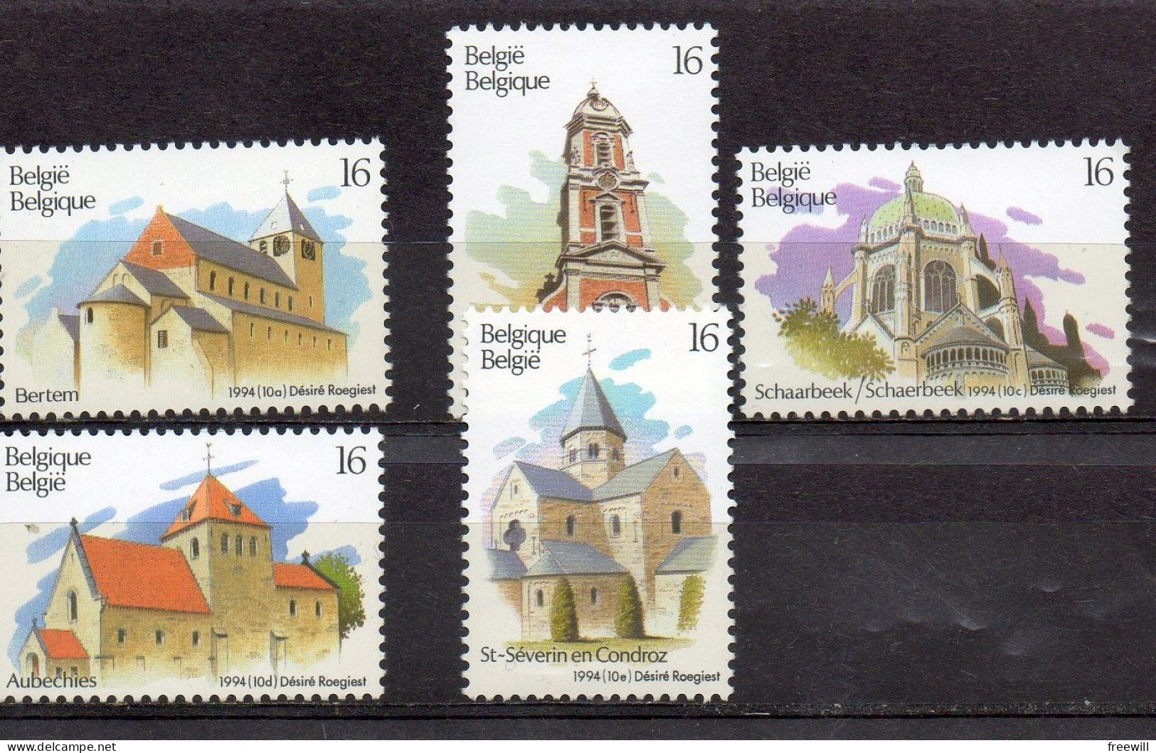 Belgique België Belgium Tourisme , églises , Kerken 1994 XXX - Ungebraucht