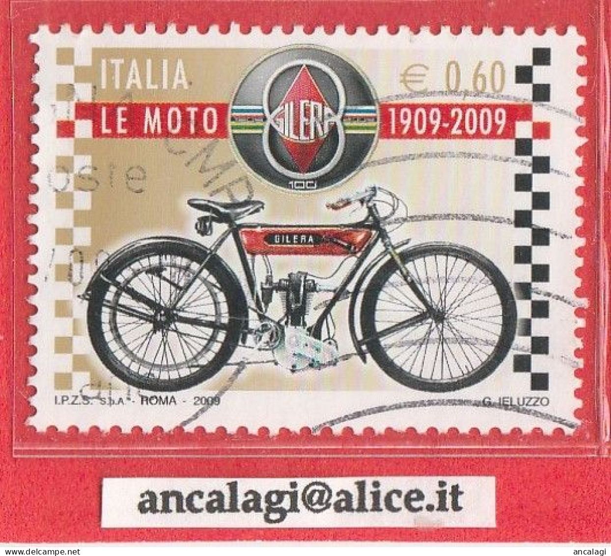 USATI ITALIA 2009 - Ref.1120A "MOTO GILERA" 1 Val. - - 2001-10: Gebraucht