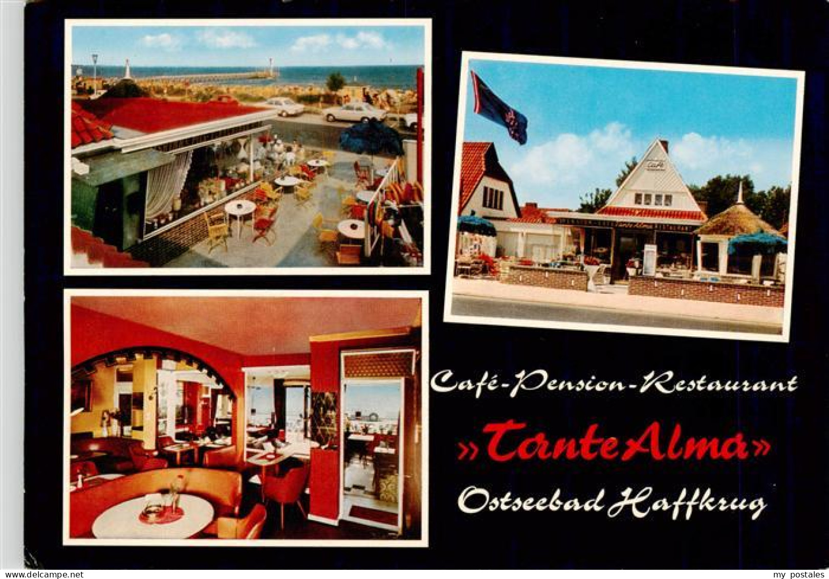 73940427 Haffkrug_Scharbeutz_Ostseebad Cafe Pension Restaurant Tante Alma Gastra - Scharbeutz