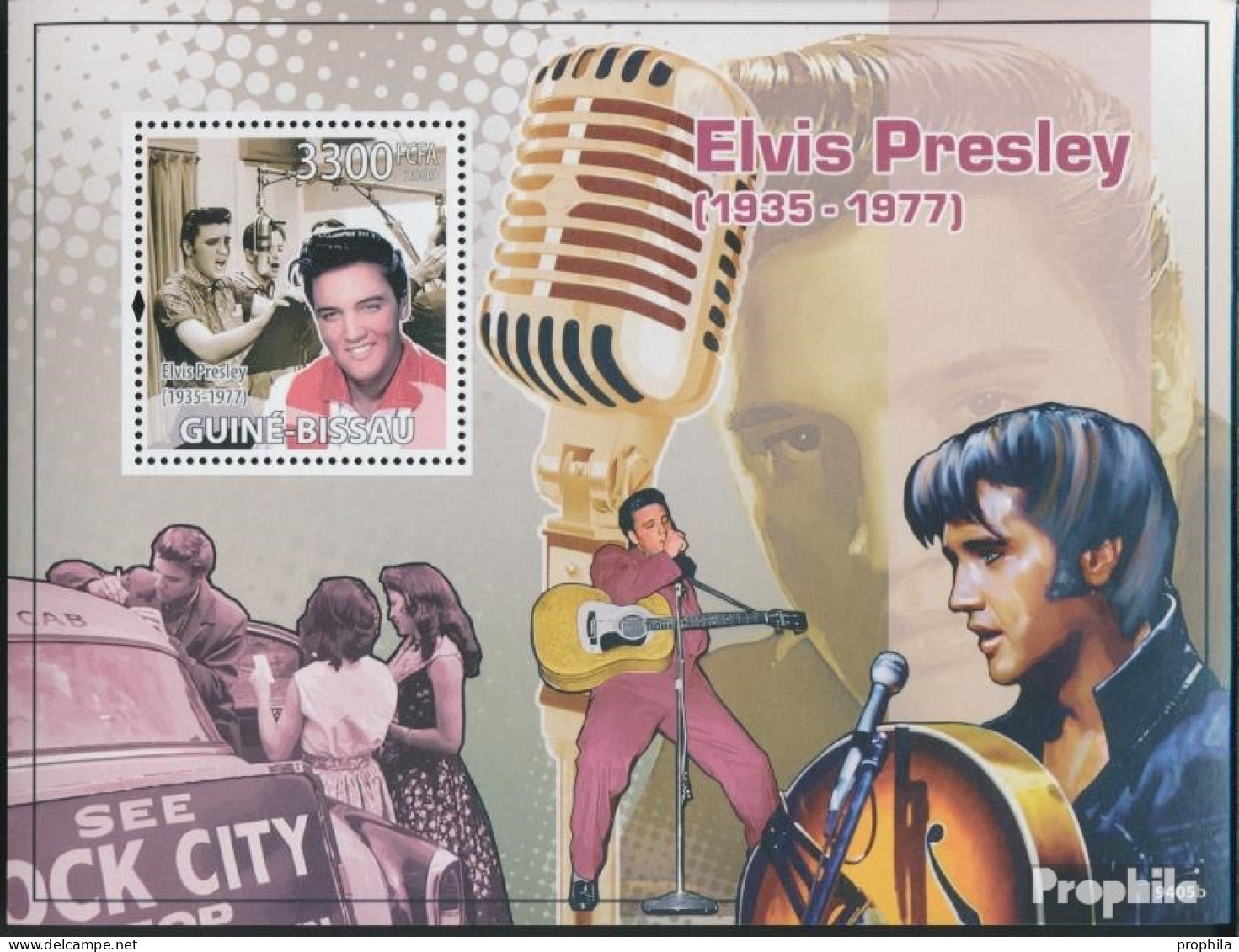 Guinea-Bissau Block 701 (kompl. Ausgabe) Postfrisch 2009 Elvis Presley - Guinea-Bissau