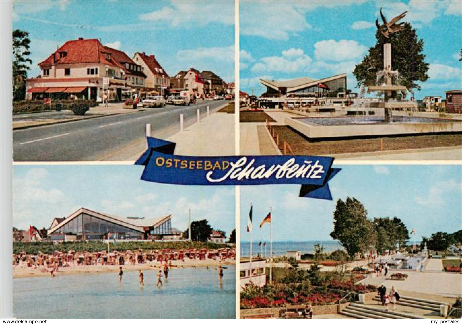 73940419 Scharbeutz_Ostseebad Dorfstrasse Brunnen Strandpartie Promenade - Scharbeutz