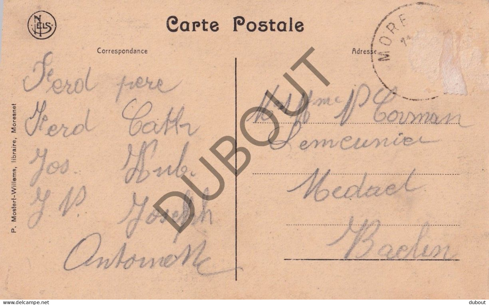 Postkaart - Carte Postale - Moresnet - Plombières -Château D'Eulenbourg (C5906) - Blieberg