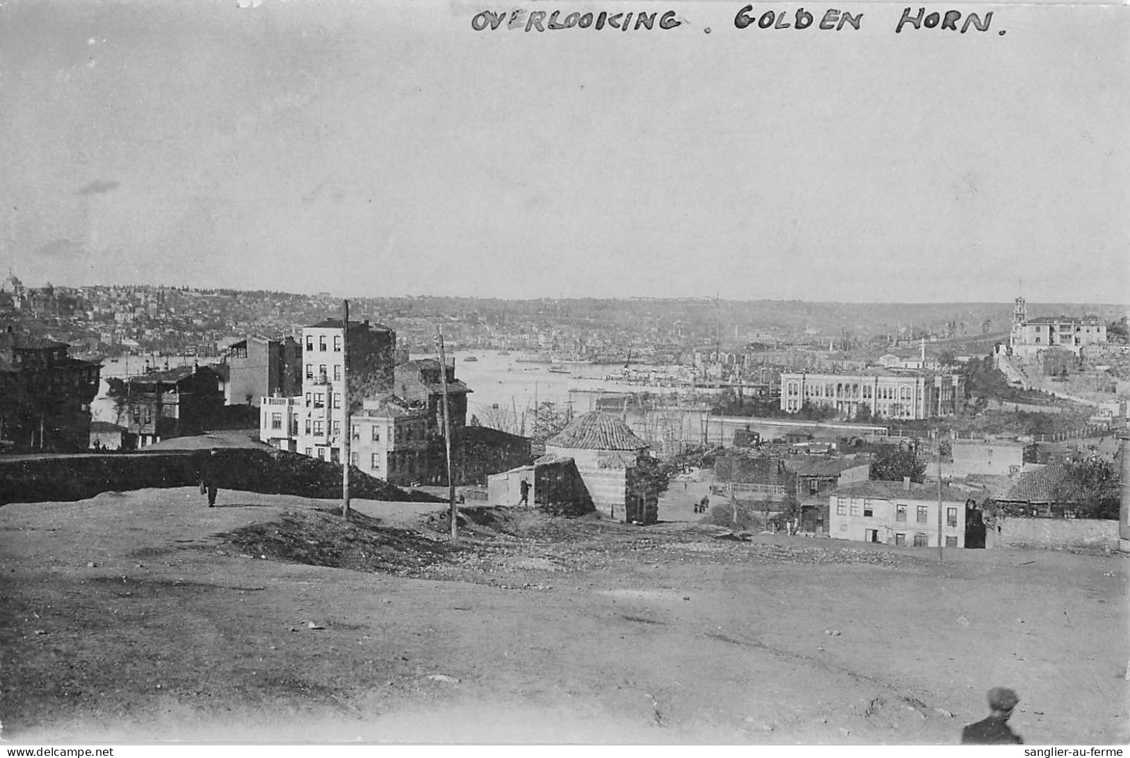 CPA / TURQUIE / CARTE PHOTO / OVERLOOKING / GOLDEN HORN / STAMBOUL / COSTANTINOPLE - Turkije