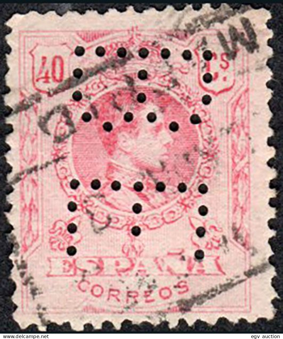 Madrid - Perforado - Edi O 276 "B.E." (Banco) - Usati