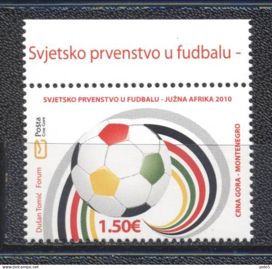 Montenegro 2010-Football World Cup South Africa Set (1v) - 2010 – Zuid-Afrika