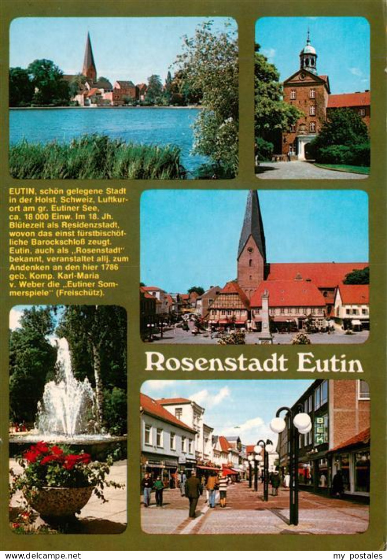 73940325 Eutin Kirche Schloss Marktplatz Brunnen Dorfstrasse - Eutin