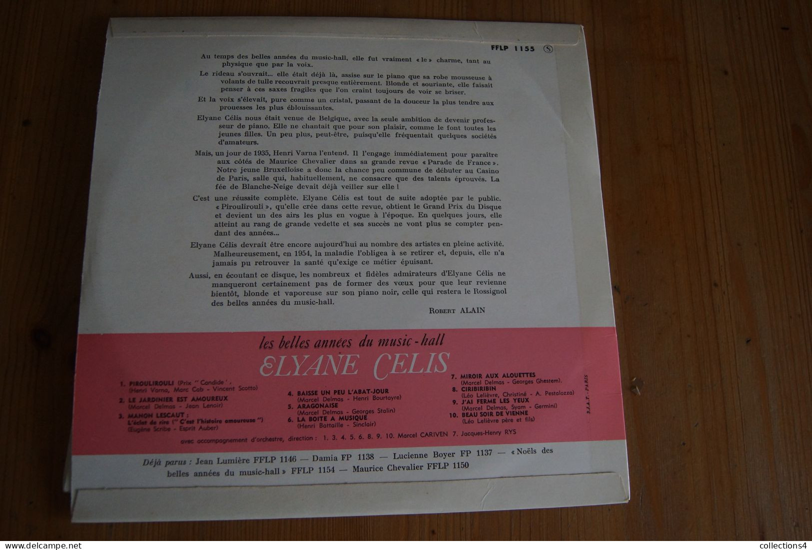 ELYANE CELIS PIROUPIROULI RARE 25CM ORIGINAL  1962 VALEUR+ - Other - French Music