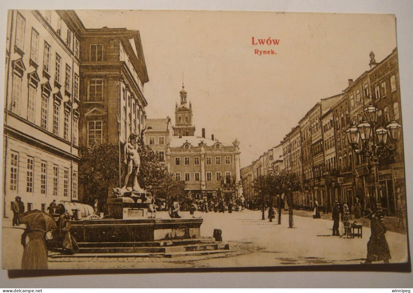 Lwow.Rynek.Salon Mal.polsk.1905.Poland.Ukraine - Ukraine