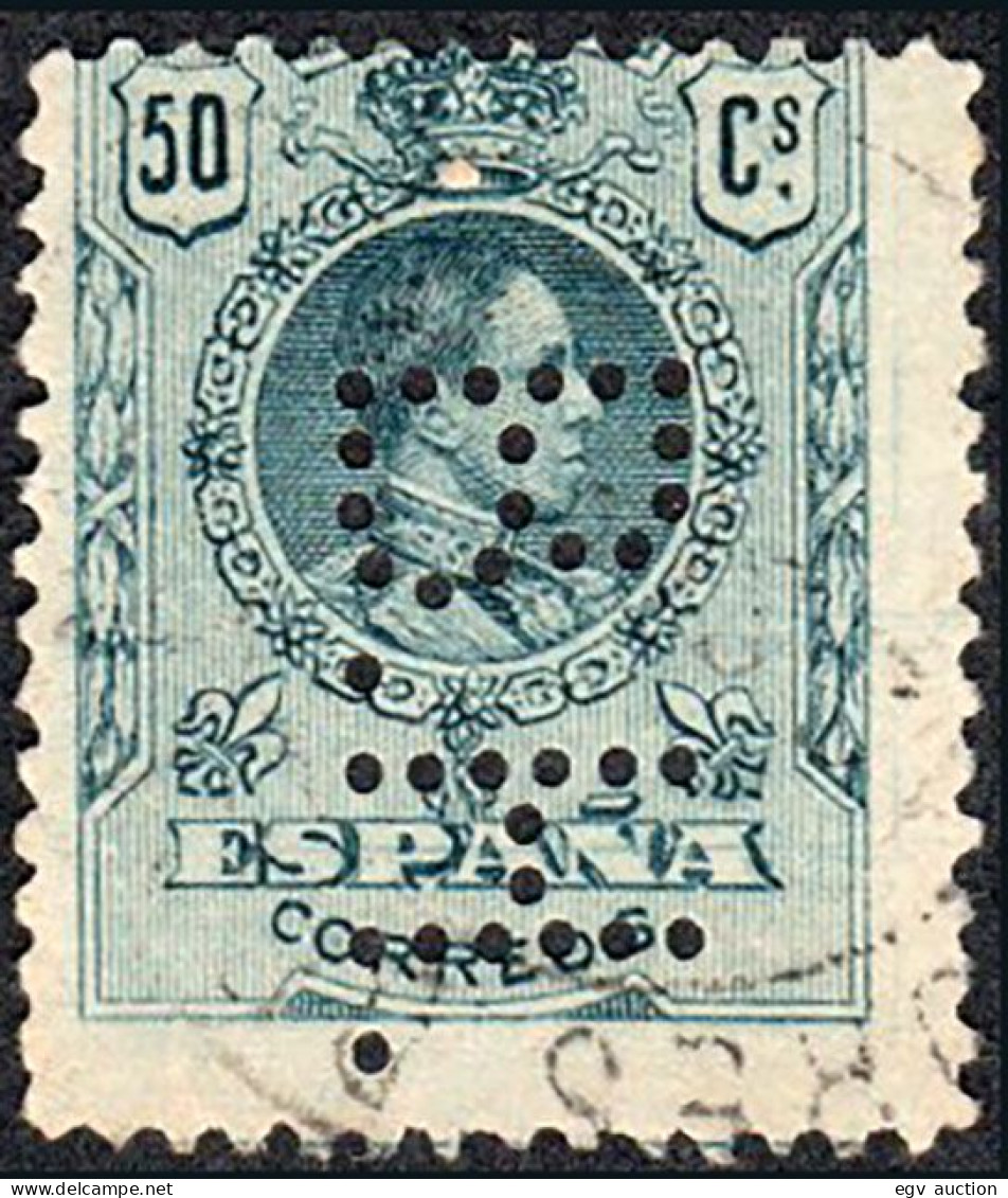 Madrid - Perforado - Edi O 277 - "B.H" (Banco) - Used Stamps