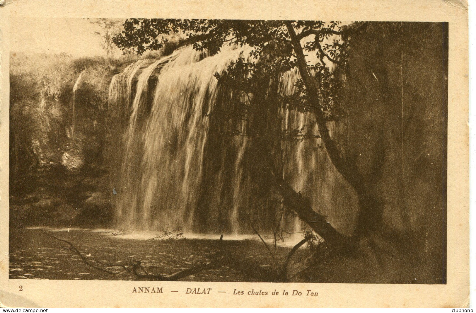 CPA - ANNAM - DALAT - CHUTES DE LA DO TAN - Viêt-Nam